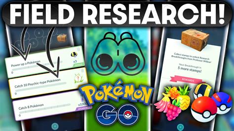 pokemon go field research|field research list pokemon go.